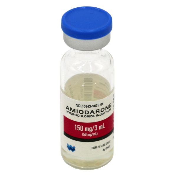 Amiodarone Hydrochloride Injection 150mg/3mL (50mg/mL) Vial
