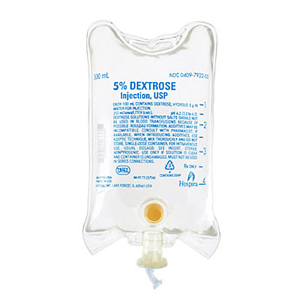 5% Dextrose Injection, USP 500mL Bag 5% Dextrose Injection, USP 500mL Bag