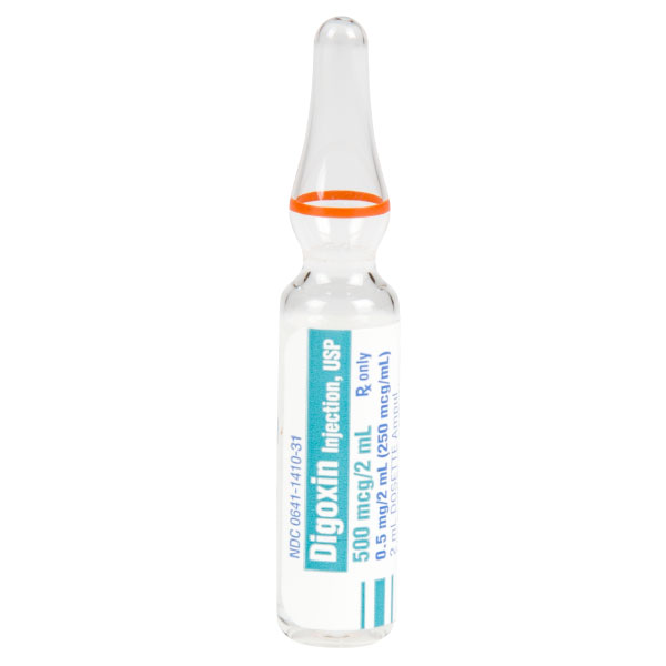 Digoxin Injection, USP 500mcg/2mL 0.5/2mL (250mcg/mL) Amp