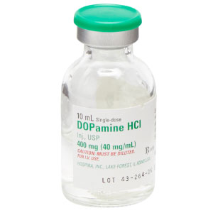Dopamine HCI Inj., USP 400mg (40mg/mL) 10mL Vial