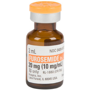 FUROSEMIDE INJECTION, USP 20mg PER 2mL (10mg PER mL) 2mL VIAL