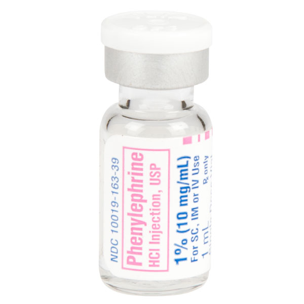 Phenylephrine HCI Injection, USP 10mg/mL 1mL Vial