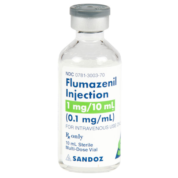 Flumazenil Injection, USP 1mg/10mL (0.1 mg/mL) Vial
