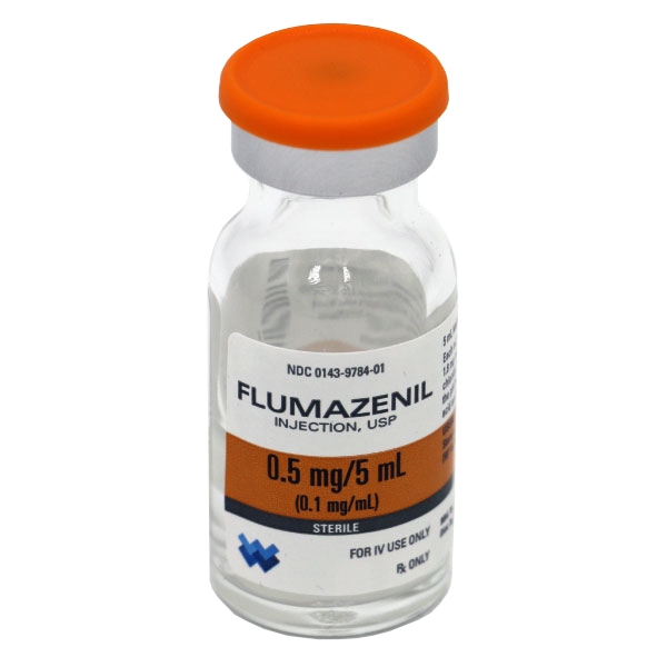 Flumazenil Injection, USP 0.5mg/5mL (0.1mg/mL) Vial