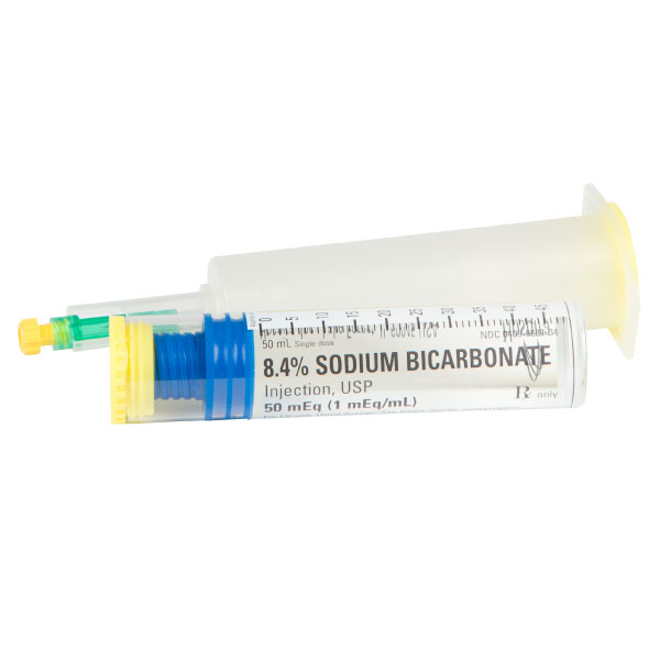 8.4% Sodium Bicarbonate Injection, USP 50mEq (1mEq/mL) 50mL Syr