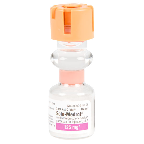 Solu-Medrol® 125MG PER VIAL 2mL Act-O-Vial®