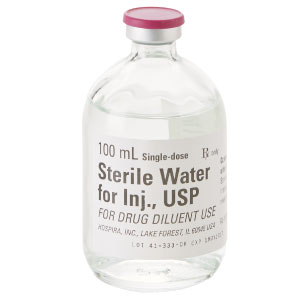 Sterile Water For Injection, USP 100mL Vial