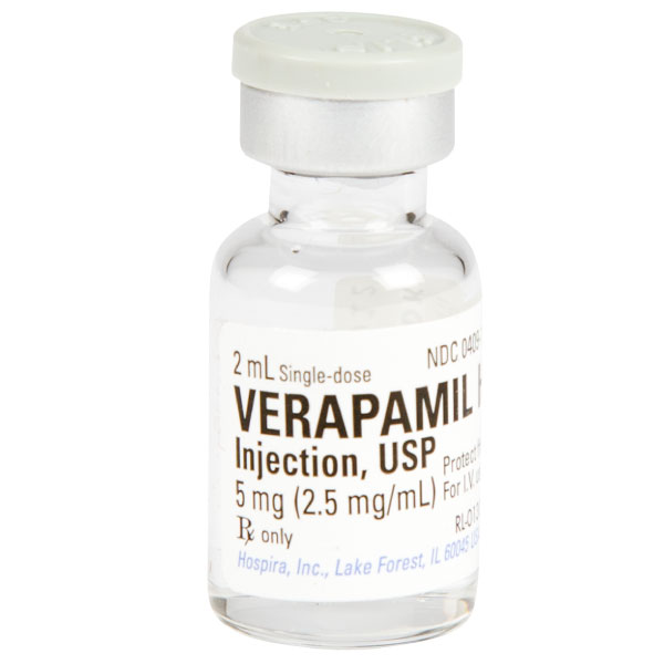Verapamil HCI Injection, USP 5mg/2mL (2.5 mg/mL) Vial