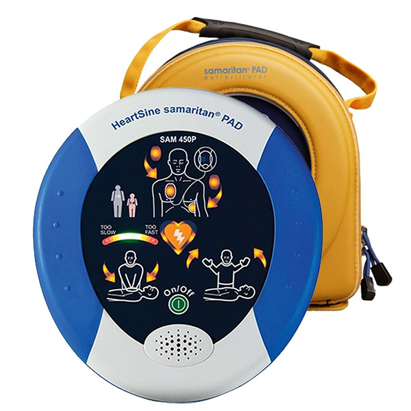 HeartSine samaritan® PAD 450P with CPR Rate Advisor – Semi-Automatic Automated External Defibrillator