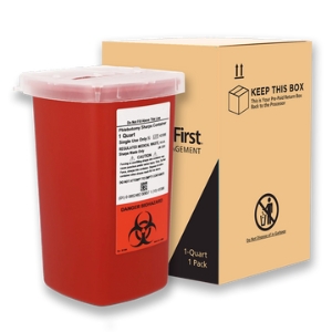 1 Quart Sharps Mailback Disposal Container