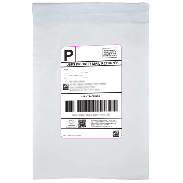 Recovery Envelope for Unused Medications