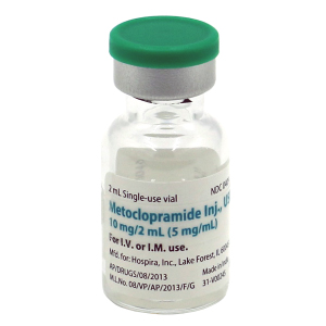 Metoclopramide Inj., USP 10mg/2mL (5mg/mL) vial