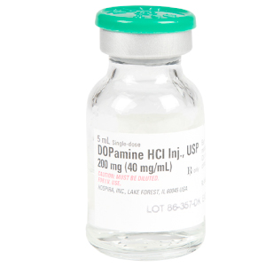 Dopamine HCI Injection, USP 200mg (40 mg/mL) 5mL Vial
