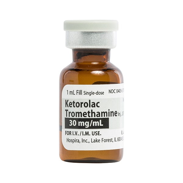 Ketorolac Tromethamine Inj., USP 30mg/mL 1mL Vial