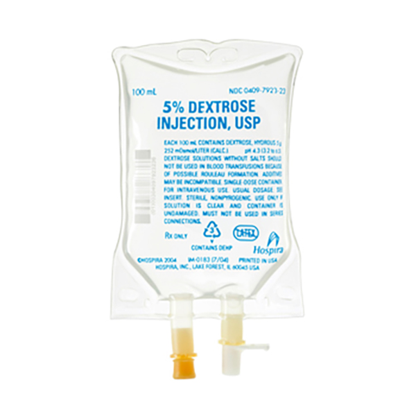 D5W in 100 mL D5W in 100 mL