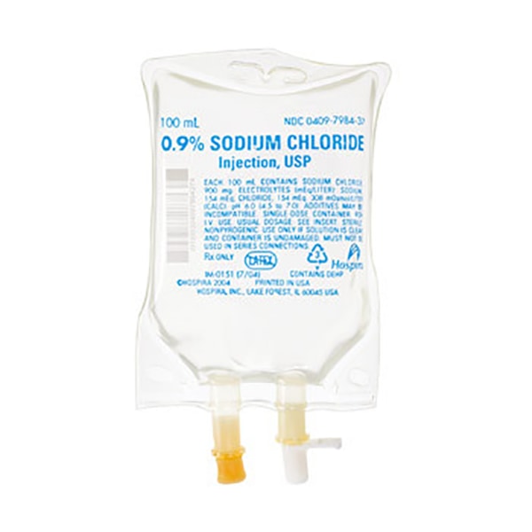 0.9% Sodium Chloride Injection, USP 100mL Bag