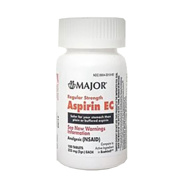 Aspirin 325mg 100 per bottle