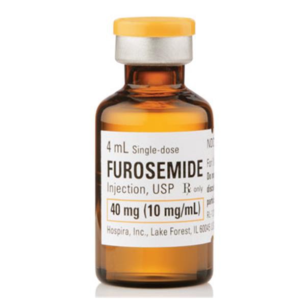 Furosemide Injection, USP 40mg per 4mL (10mg per mL) 4mL Vial