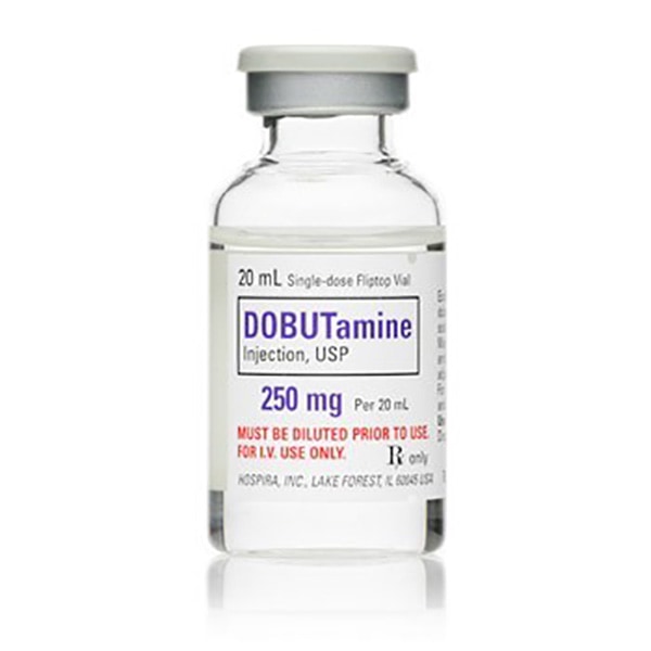 Dobutamine Injection, USP 250mg per 20mL vial