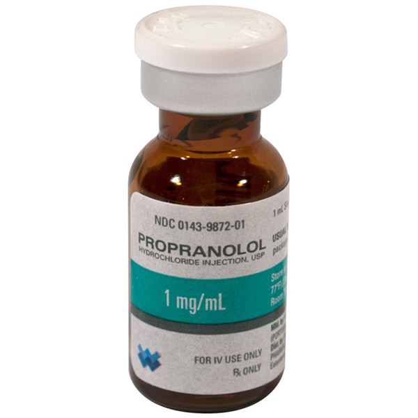 Propranolol Hydrochloride Injection, USP 1mg/mL 1mL vial