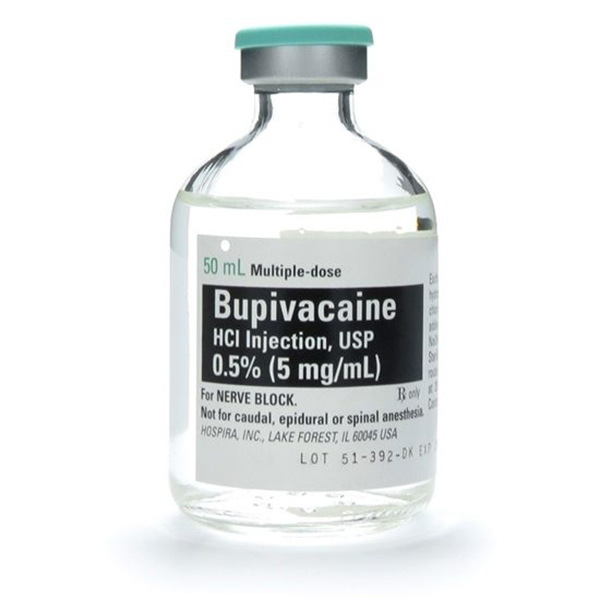 0.5% Bupivacaine Hydrochloride Injection, USP (5 mg/mL) 50 mL MDV