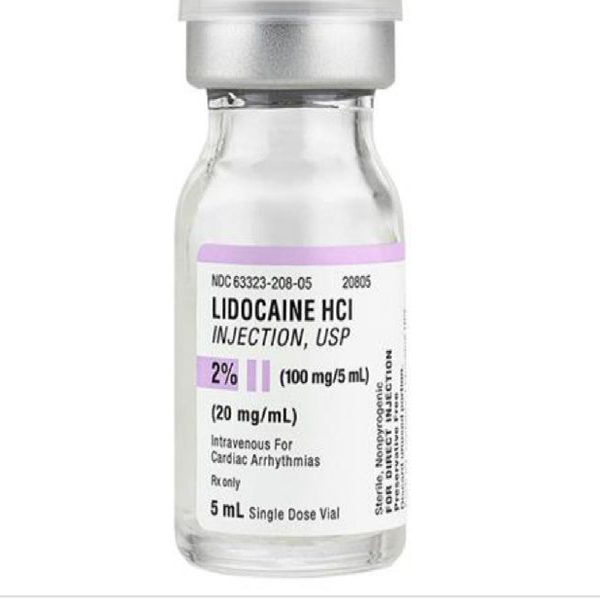 Lidocaine HCl Injection, USP 2% (100mg/5mL) (20mg/mL) 5mL Vial