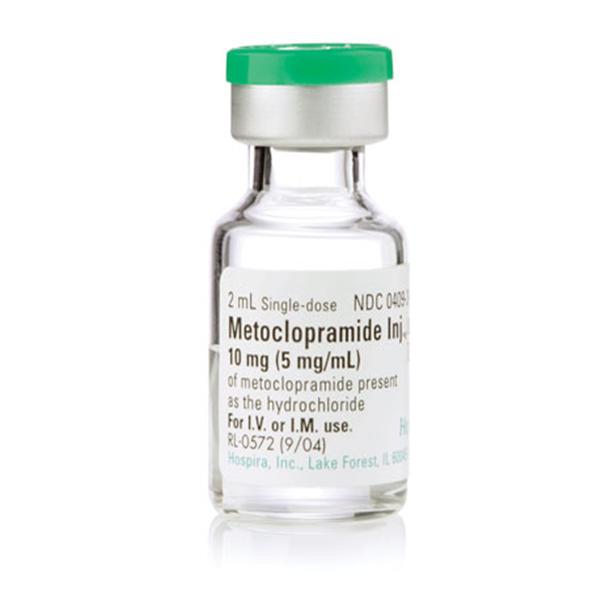 Metoclopramide Injection, USP 10 mg/2 mL (5mg/mL) 2mL Syr