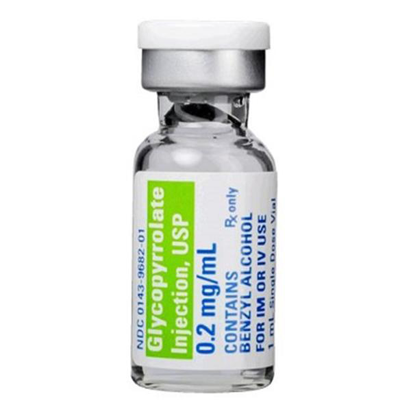 Glycopyrrolate Injection, USP 0.2mg/mL 1mL Vial Glycopyrrolate Injection, USP 0.2mg/mL 1mL Vial