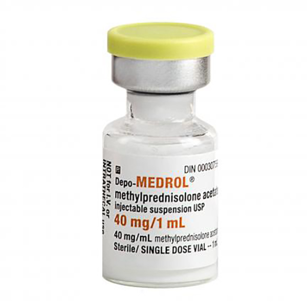 Methylprednisolone Acetate Injectable Suspension USP 40mg/mL, 1mL Vial Methylprednisolone Acetate Injectable Suspension USP 40mg/mL, 1mL Vial