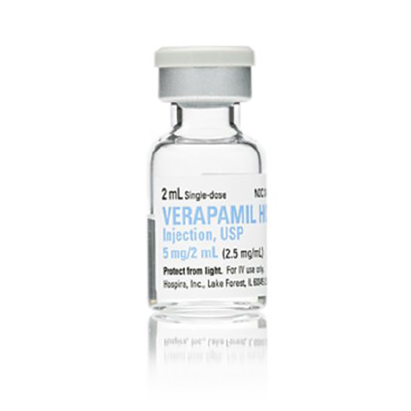 Verapamil HCl Injection, USP 5mg/2mL (2.5mg/mL) 2mL Vial