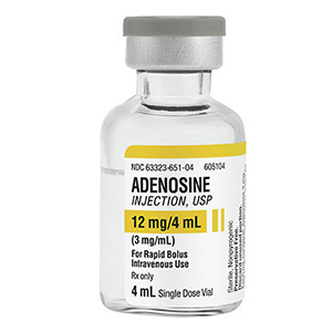 Adenosine Injection, USP 12mg/4mL (3mg/mL) 4mL Vial