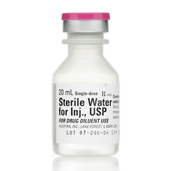 Sterile Water for Injection, USP 20mL Vial