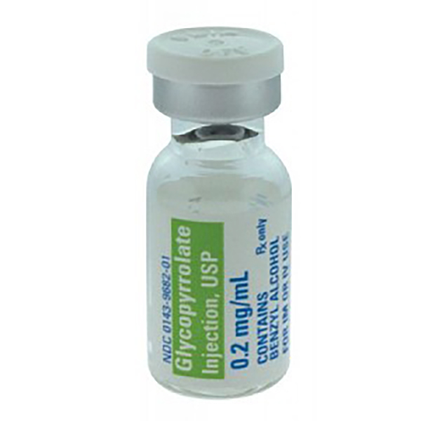 Glycopyrrolate Injection, USP 0.2mg/mL Contains Benzyl Alcohol 1mL Vial