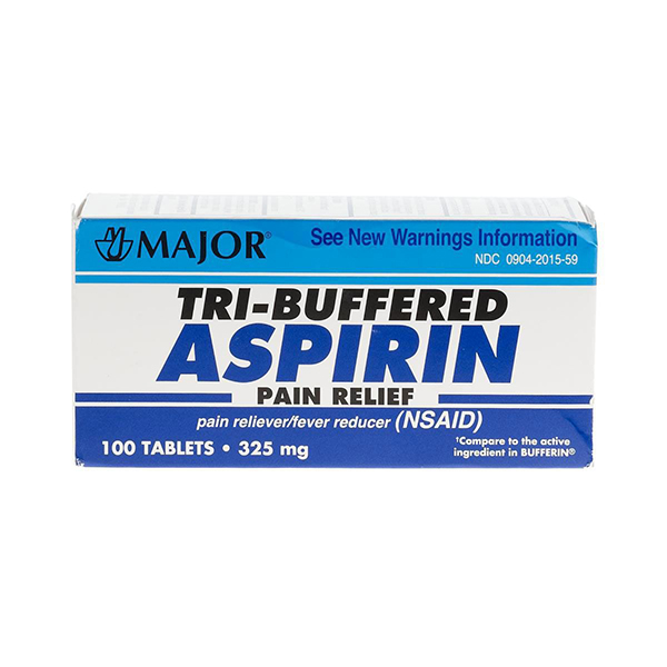 Aspirin (NSAID) 325mg Each 100 Tablets