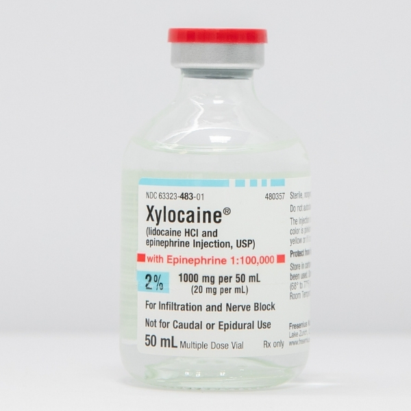 Xylocaine® With Epinephrine 1:100,000 2% 1000MG per 50ML (20MG per ML) 50ML Vial