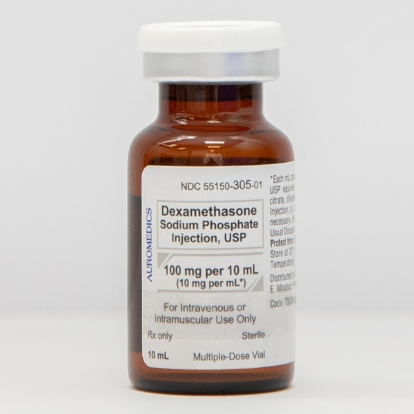 Dexamethasone Sodium Phosphate Injection USP 100mg per 10mL(10mg/mL*) 10mL Vial