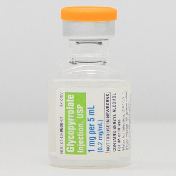 Glycopyrrolate Injection, USP 1MG/5ML (0.2mg/ML) 5ML Vial