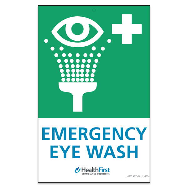 Eyewash Sign Plastic