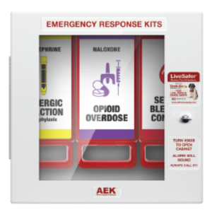 LiveSafer Cabinet: Epinephrine, Naloxone, and Bleeding