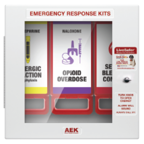 LiveSafer Cabinet: Epinephrine, Naloxone, and Bleeding