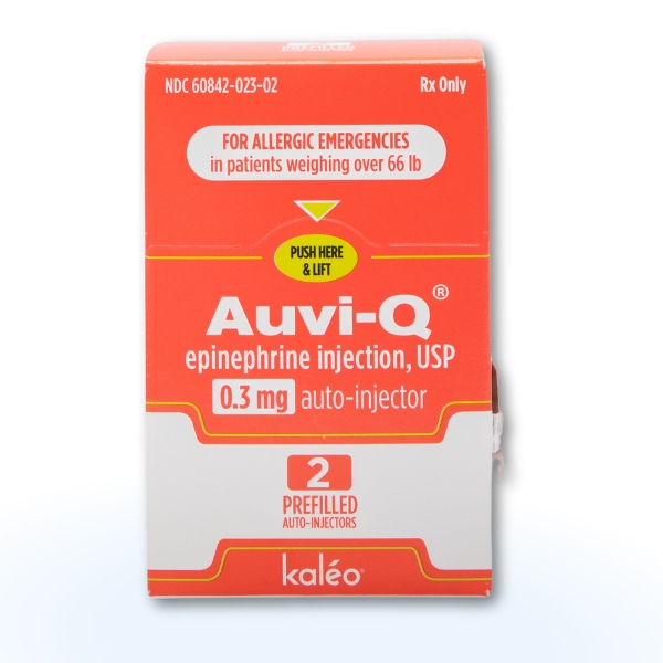 AUVI-Q® Epinephrine Injection, USP 0.3mg 2-Pack Auto-Injector