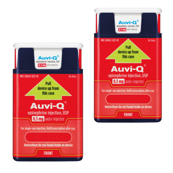 AUVI-Q® Epinephrine Injection, USP 0.3mg 2-Pack Auto-Injector