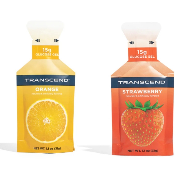 TRANSCEND 15g Glucose Gel Pouch