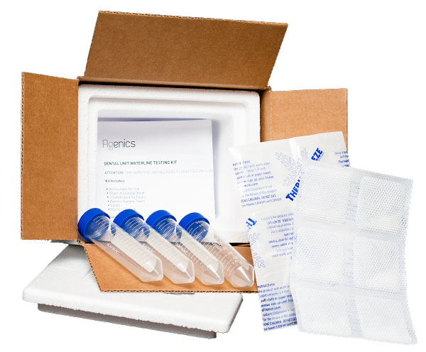 Agenics Simplate Bacteria Testing Kit - 4 Vials